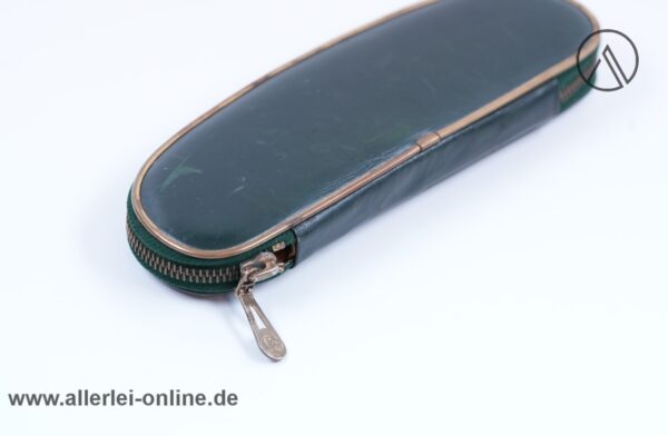 Vintage Pelikan Etui | Pelikan Lederetui mit Reißverschluss