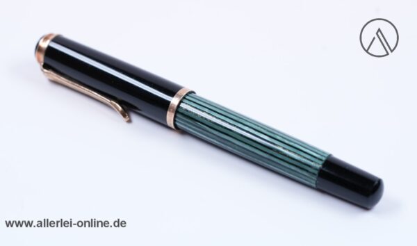 Pelikan 400 Günther Wagner Kolbenfüller | grün mit 14K/585 Goldfeder "OM"