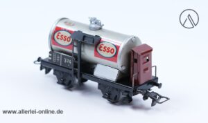 Märklin H0 | Märklin 374 Esso Kesselwagen mit Bremserhaus | 2-Achsiger Tankwagen