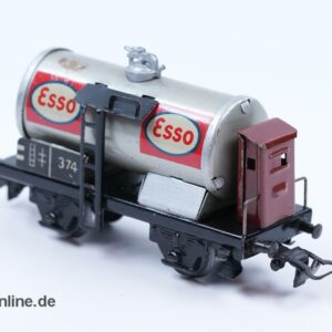 Märklin H0 | Märklin 374 Esso Kesselwagen mit Bremserhaus | 2-Achsiger Tankwagen