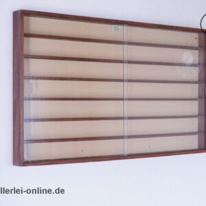 Kibri Schaukasten mit Glasschiebetüren | Kibri Vitrine - Sammlervitrine | braun, 104 x 61 cm