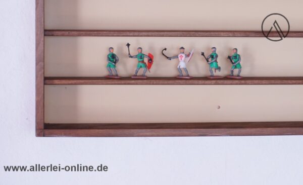 Kibri Schaukasten mit Glasschiebetüren | Kibri Figuren Vitrine Timpo Toys - Elastolin | braun, 104 x 61 cm
