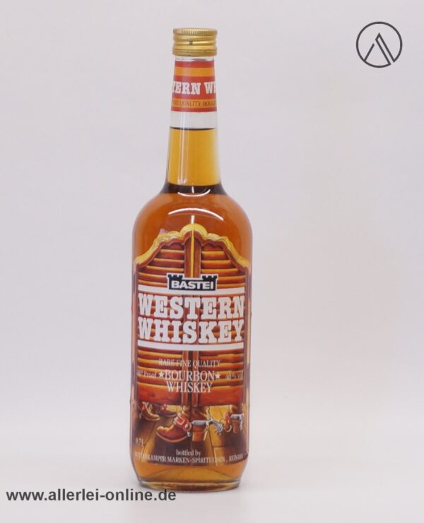 Vintage Bourbon Whiskey | Western Whiskey 0,7L | 60er Jahre Abfüllung exklusiv für den BASTEI-Verlag durch Wittenkamper/Reinbeck