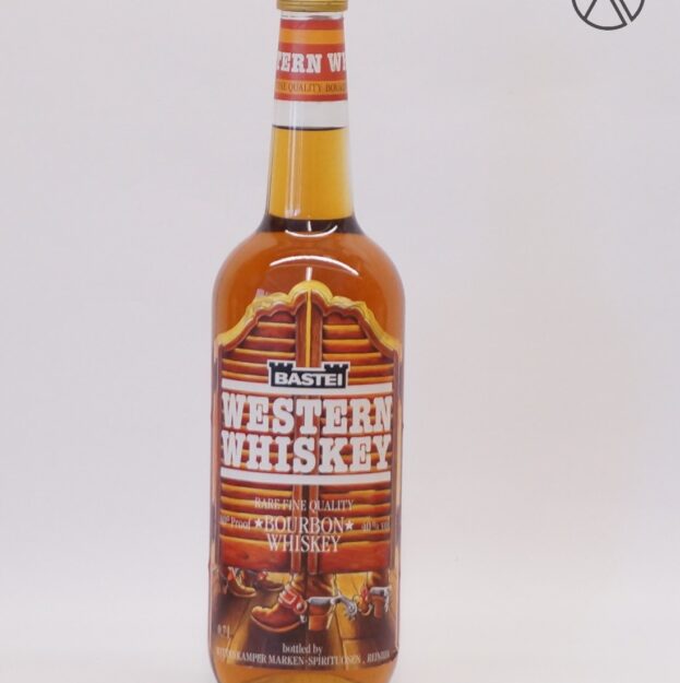 Vintage Bourbon Whiskey | Western Whiskey 0,7L | 60er Jahre Abfüllung exklusiv für den BASTEI-Verlag durch Wittenkamper/Reinbeck