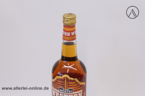 Vintage Bourbon Whisky ungeöffnet | 80 Proof - 0,7L | 60er Jahre Edition Abfüllung für den BASTEI-Verlag durch Wittenkamper Spirituosen