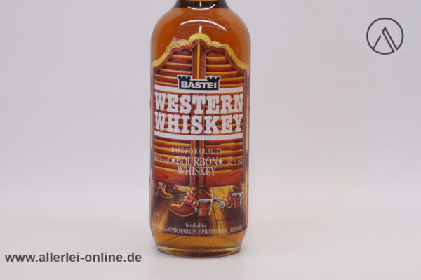 Bourbon Whiskey | Western Whiskey 0,7L | 60er Jahre Abfüllung exklusiv für den BASTEI-Verlag durch Wittenkamper