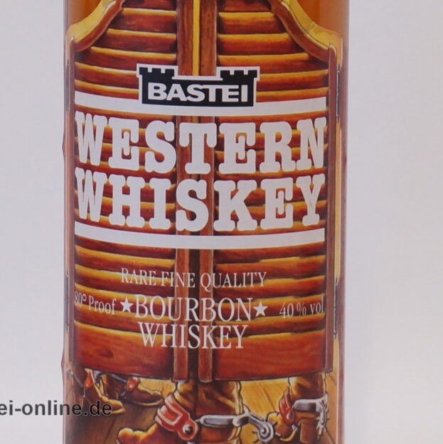 Bourbon Whiskey | Western Whiskey 0,7L | 60er Jahre Abfüllung für den BASTEI-Verlag durch Wittenkamper