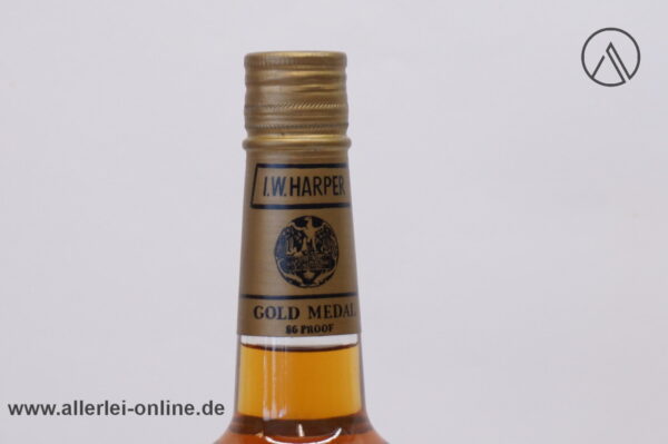 Vintage I.W. HARPER Gold Medal Kentucky Straight Bourbon Whiskey - 70-80er Jahre | 0,7L - 86 PROOF / 43% Vol.