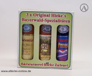 Bärwurzerei Hieke Zwiesel | 3 x 0,35 Liter Original Bayerwald-Feiner Brand - Schlehen Likör Spirituosen Spezialitäten