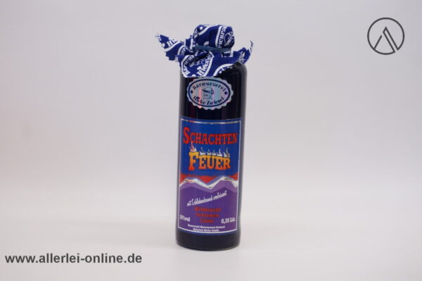 Bärwurzerei Hieke Zwiesel | Schachten Feuer 0,35 Liter Original Bayerwald Schlehen Likör Spirituosen Spezialitäten