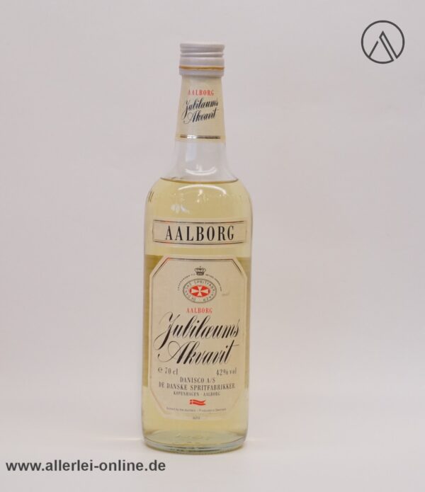Vintage AALBORG Jubiläums Akvavit 0,7L - 42% vol | Dansk Kopenhagen AALBORG Jubiläums-Aquavit Denmark