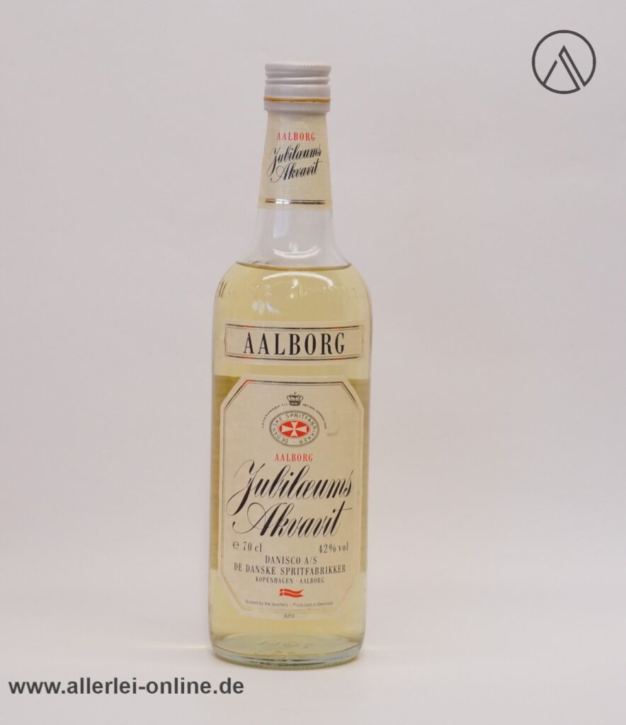 Vintage AALBORG Jubiläums Akvavit 0,7L - 42% vol | Dansk Kopenhagen AALBORG Jubiläums-Aquavit Denmark