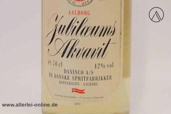 Alter AALBORG Jubiläums Akvavit 0,7L - 42% vol AALBORG Jubiläums-Aquavit