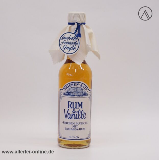 FRIESEN-KATE | RUM & Vanille | Friesen-Punsch mit Jamaika-Rum - 25% vol. - 0,35 Liter