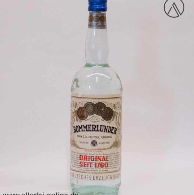 Vintage BOMMERLUNDER Flasche 0,7L - 40% vol | Der große Klare aus dem Norden