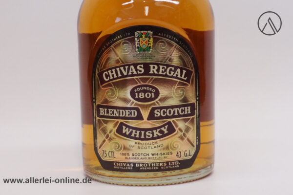 CHIVAS REGAL 12 Years Old | Blended Scotch Whisky | 0,75cl - 43% Vol.