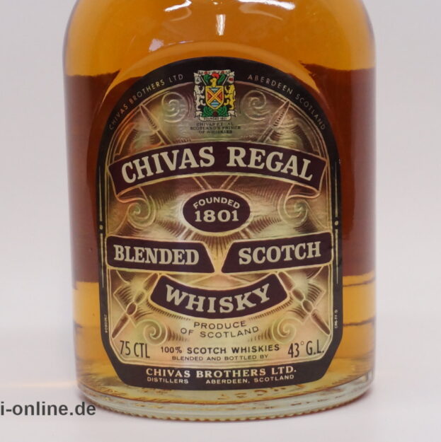 CHIVAS REGAL 12 Years Old | Blended Scotch Whisky | 0,75cl - 43% Vol.