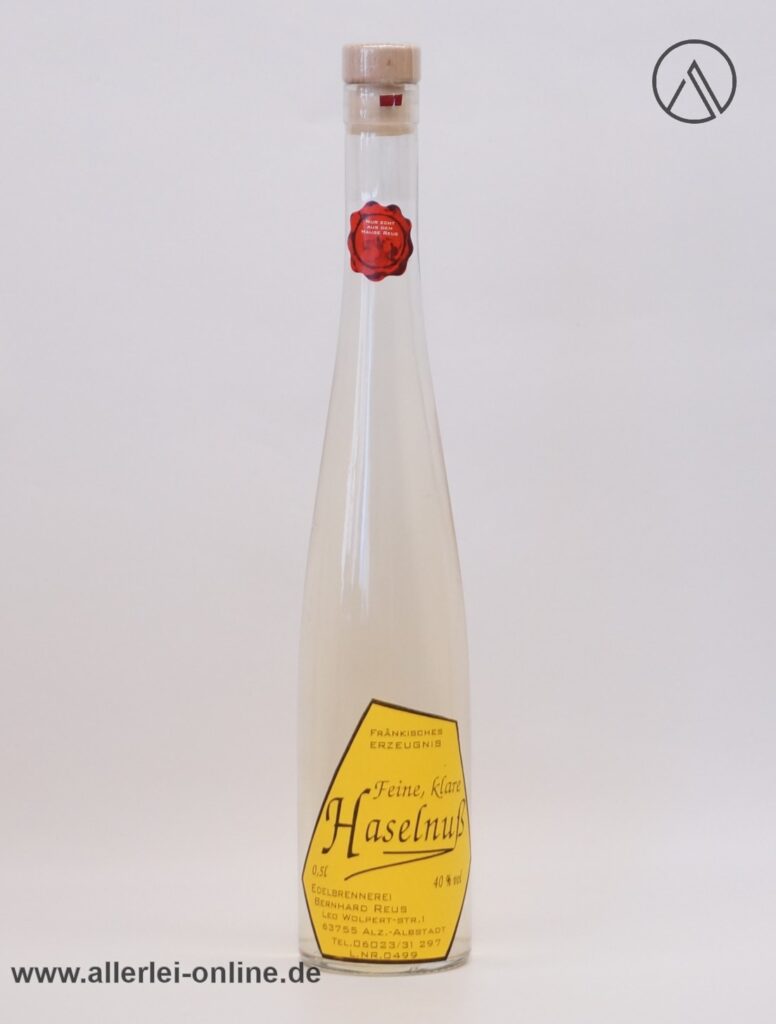 Feine,klare Haselnuß | Edelbrennerei Reus - Alzenau | 0,5L - 40% vol
