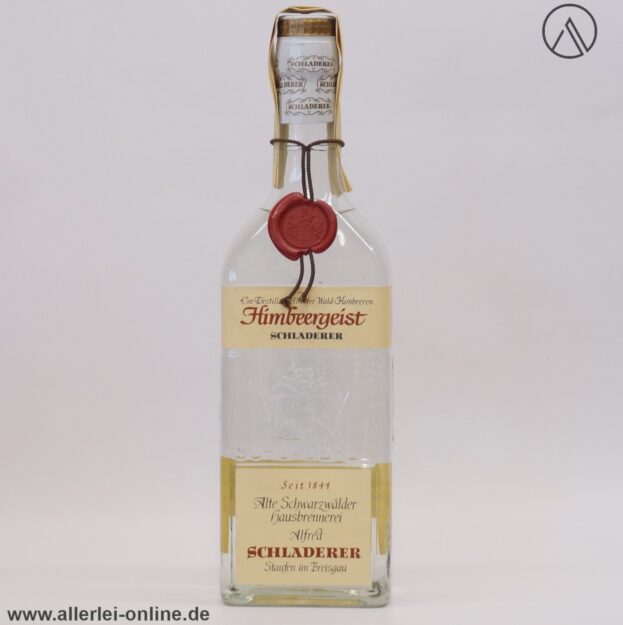 Schladerer Himbeergeist | Wald-Himbeeren Obstbrand 0,7L - 42% vol