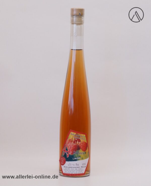 Fränkischer Himbeer Likör | Edelbrennerei Reus - Alzenau | 0,5L - 20% vol