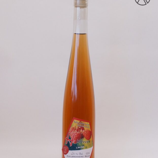 Fränkischer Himbeer Likör | Edelbrennerei Reus - Alzenau | 0,5L - 20% vol