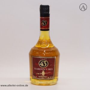 Licor 43 Cuarenta Y Tres Likör | Diego Zamora Liqueur Mirabilis | 350 ml. - 31% vol
