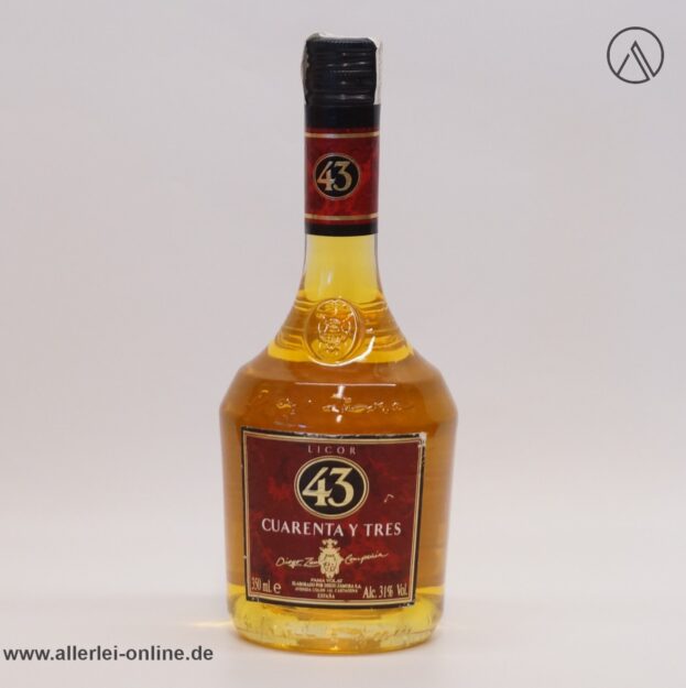 Licor 43 Cuarenta Y Tres Likör | Diego Zamora Liqueur Mirabilis | 350 ml. - 31% vol