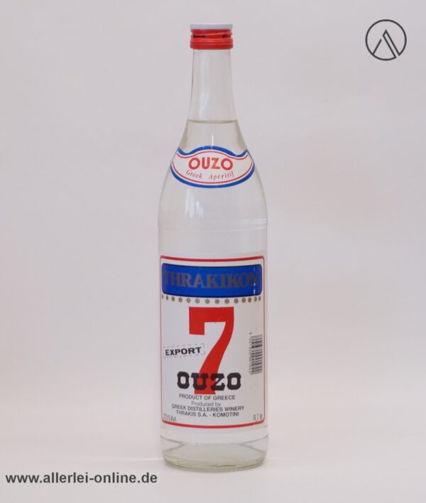 Vintage THRAKIKON Komotini | OUZO 7 Export | 0,7L - 37,5% vol