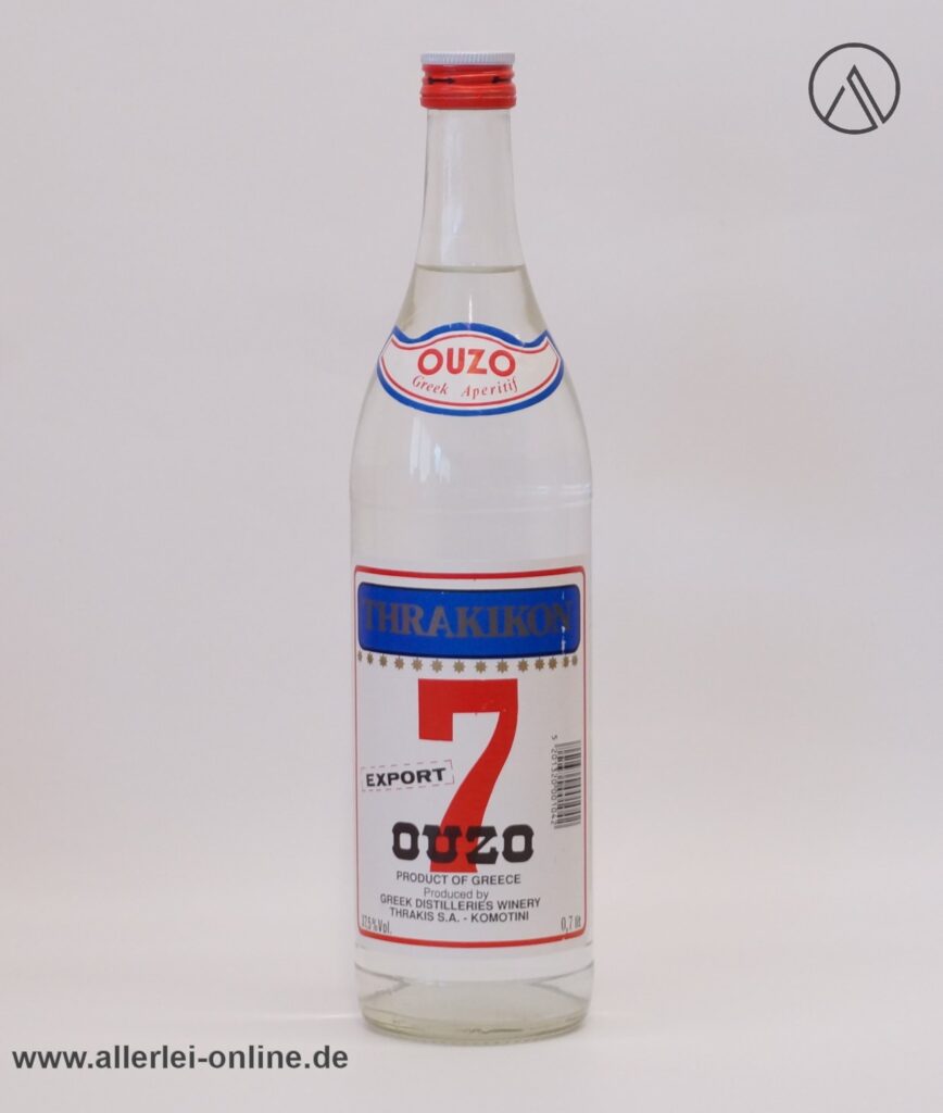 Vintage THRAKIKON Komotini | OUZO 7 Export | 0,7L - 37,5% vol