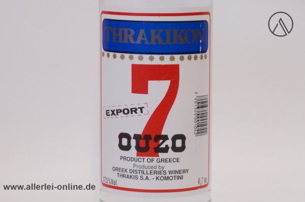 Vintage OUZO 7 Export | 0,7L - 37,5% vol