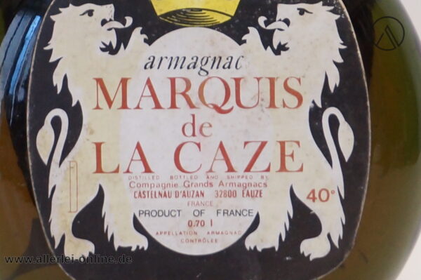 Alte Marquis De La Caze Armagnac | Vintage Castelnau D'Auzan France | 0,7L / 40% vol.