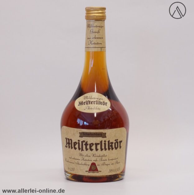 Scharlachberg Meister-Likör | Abteilikör - Kräuterlikör 0,5L. - 35% vol