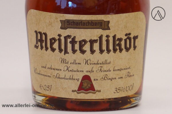 Vintage Scharlachberg Meister-Likör | Abteilikör - Kräuterlikör 0,5L. - 35% vol