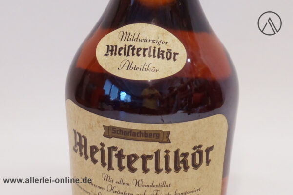 Vintage Scharlachberg Meisterlikör | Abteilikör - Kräuterlikör Weinbrand 0,5L. - 35% vol