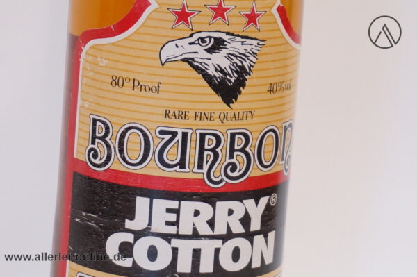 Vintage Jerry Cotton Bourbon Whiskey | 80 Proof.- 0,7l | Abfüllung für den BASTEI-Verlag