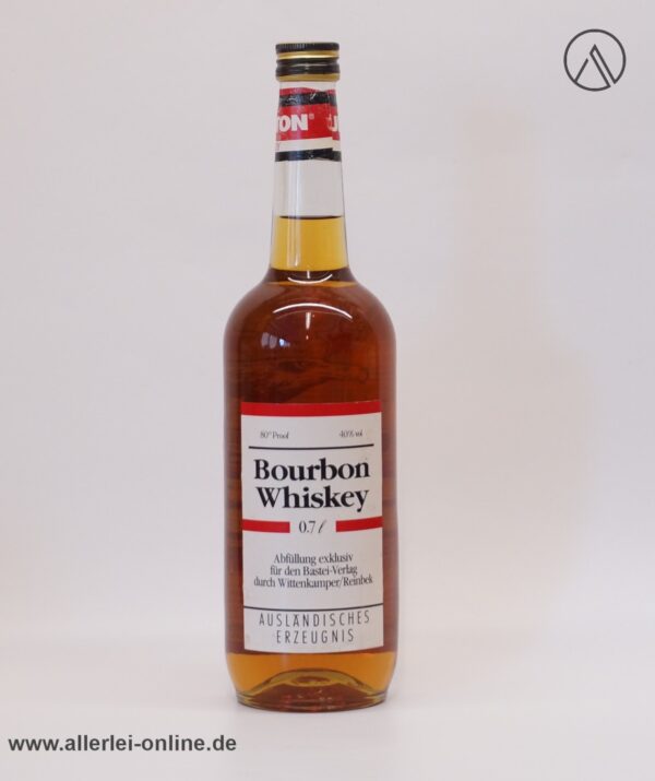 Vintage Jerry Cotton Rare Fine Quality Bourbon Whiskey | 80 Proof.- 0,7l | Abfüllung für den BASTEI-Verlag