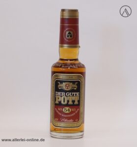 Vintage DER GUTE POTT 54 - Echter Westindien Rum 54% vol. - 0,35 Liter Flasche