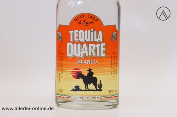Vintage Tequila Duarte Blanco | Agave Tequila 38% vol. - 0,7 Liter