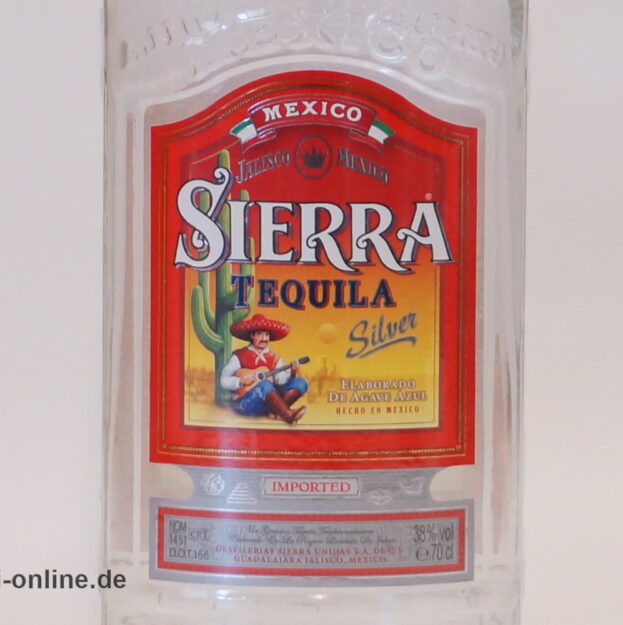 Vintage Sierra Tequila Silver | Agave Tequila 38% vol. - 0,7 Liter