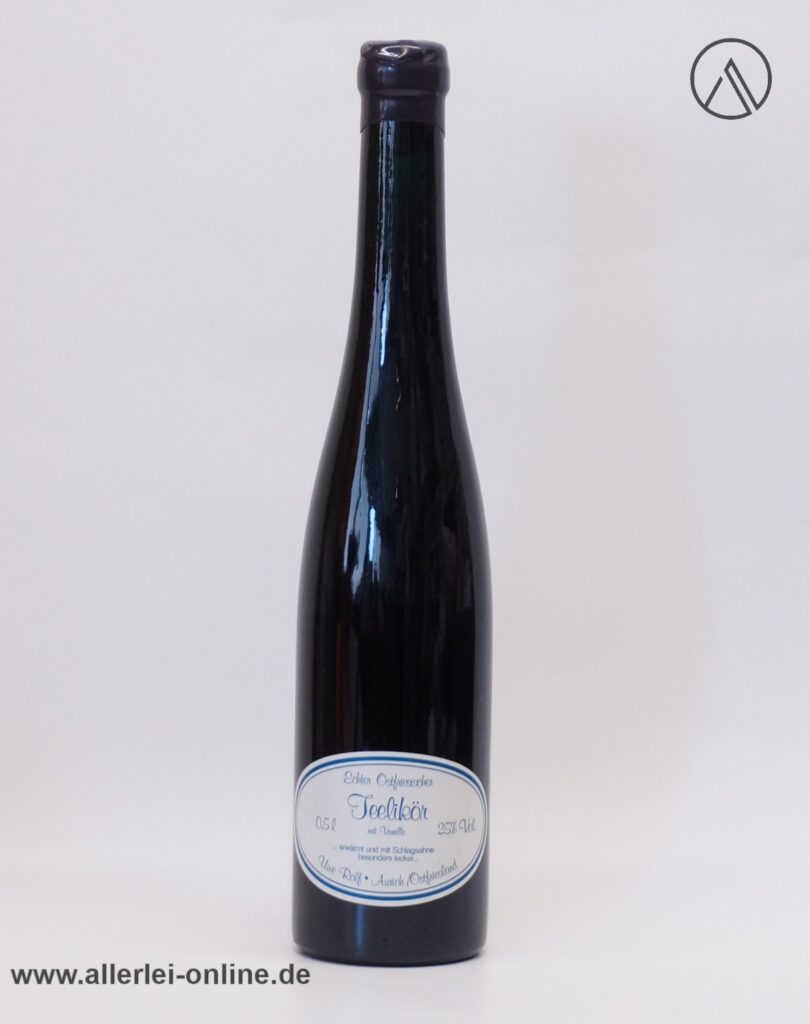 Echter Ostfriesischer Teelikör mit Vanille | Uwe Rolf Aurisch/Ostfriesland - 25% vol. - 0,5 Liter Flasche