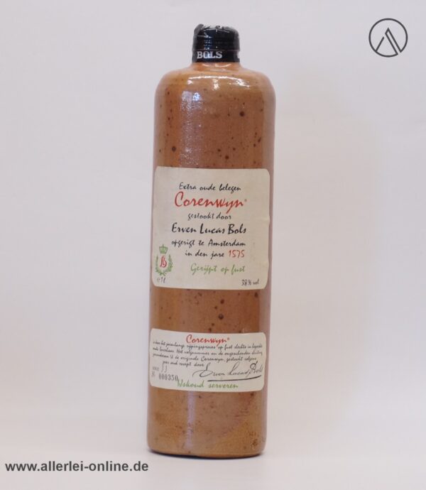 BOLS Corenwyn Steinkrug No.000350 - 38% vol. - 1,0 Liter Flasche