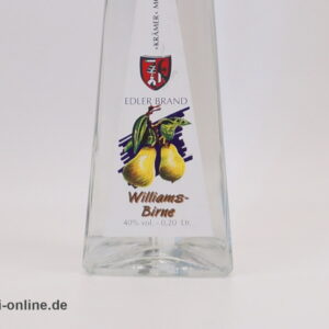 Williams-Birne | Brennerei Krämer Mönchberg Birnen Obstbrand 0,20L - 40% vol.