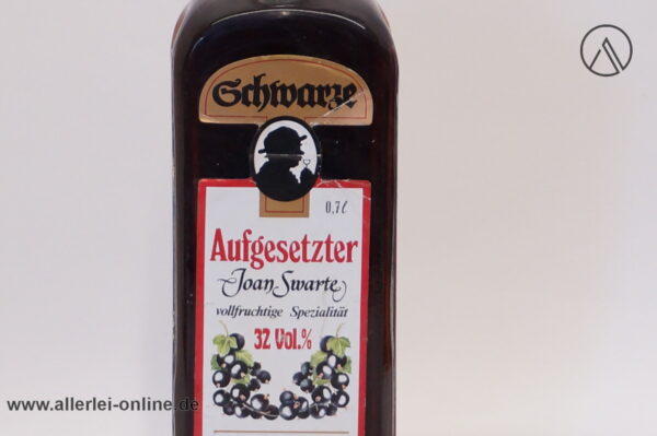 Friedrich Schwarze Oelde | Aufgesetzter Joan Swarte | Vintage 300 Jahre Flasche 32% vol. - 0,7 Liter