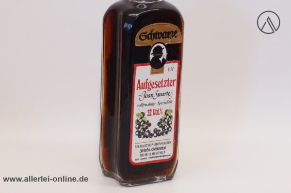Friedrich Schwarze Oelde | Aufgesetzter Joan Swarte | Vintage Flasche ohne EAN-Code 32% vol. - 0,7 Liter