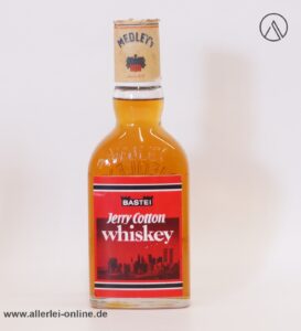 Vintage MEDLEY USA Kentucky Bourbon Whiskey | JERRY COTTON Whiskey 0,35L Flasche | Abfüllung für den BASTEI-Verlag