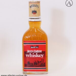 Vintage MEDLEY USA Kentucky Bourbon Whiskey | JERRY COTTON Whiskey 0,35L Flasche | Abfüllung für den BASTEI-Verlag