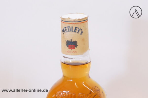 MEDLEY USA 60s 70s Kentucky Bourbon Whiskey | JERRY COTTON Whiskey 0,35L Flasche | Abfüllung für den BASTEI-Verlag