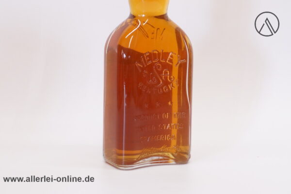 Vintage 1960/70 MEDLEY USA Kentucky Bourbon Whiskey | JERRY COTTON Whiskey 0,35L Flasche