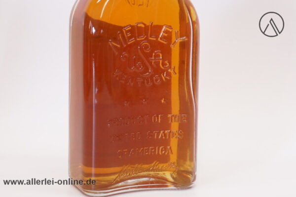 MEDLEY USA Kentucky Whiskey | JERRY COTTON Whiskey 0,35L Flasche | Abfüllung für den BASTEI-Verlag