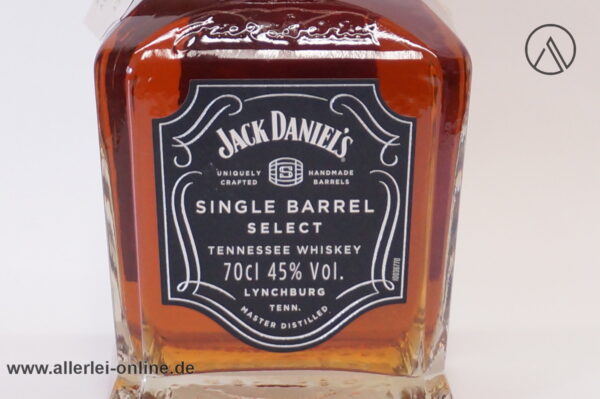Jack Daniels Tennessee Whiskey | Single Barrel Select | 45% Vol. - 70cl.